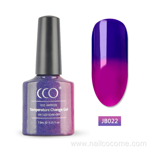 New Arrival CCO Temperature Color Changing Nailpolish For Decorations